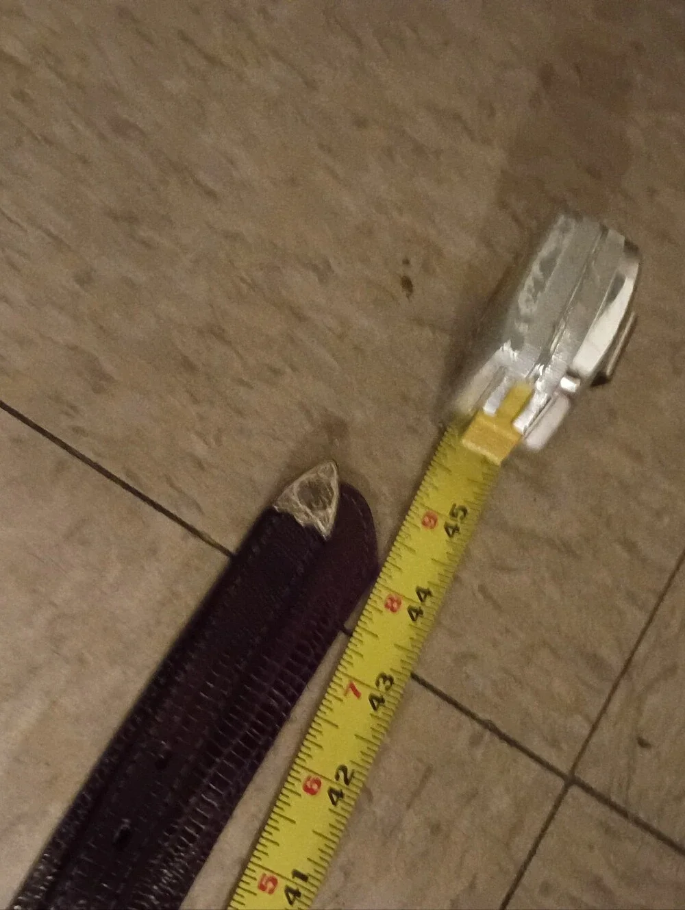 Justin | Men’s Genuine Lizard Mens Vintage Belt Size 40